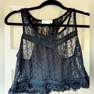 Forever21 Lace crop top